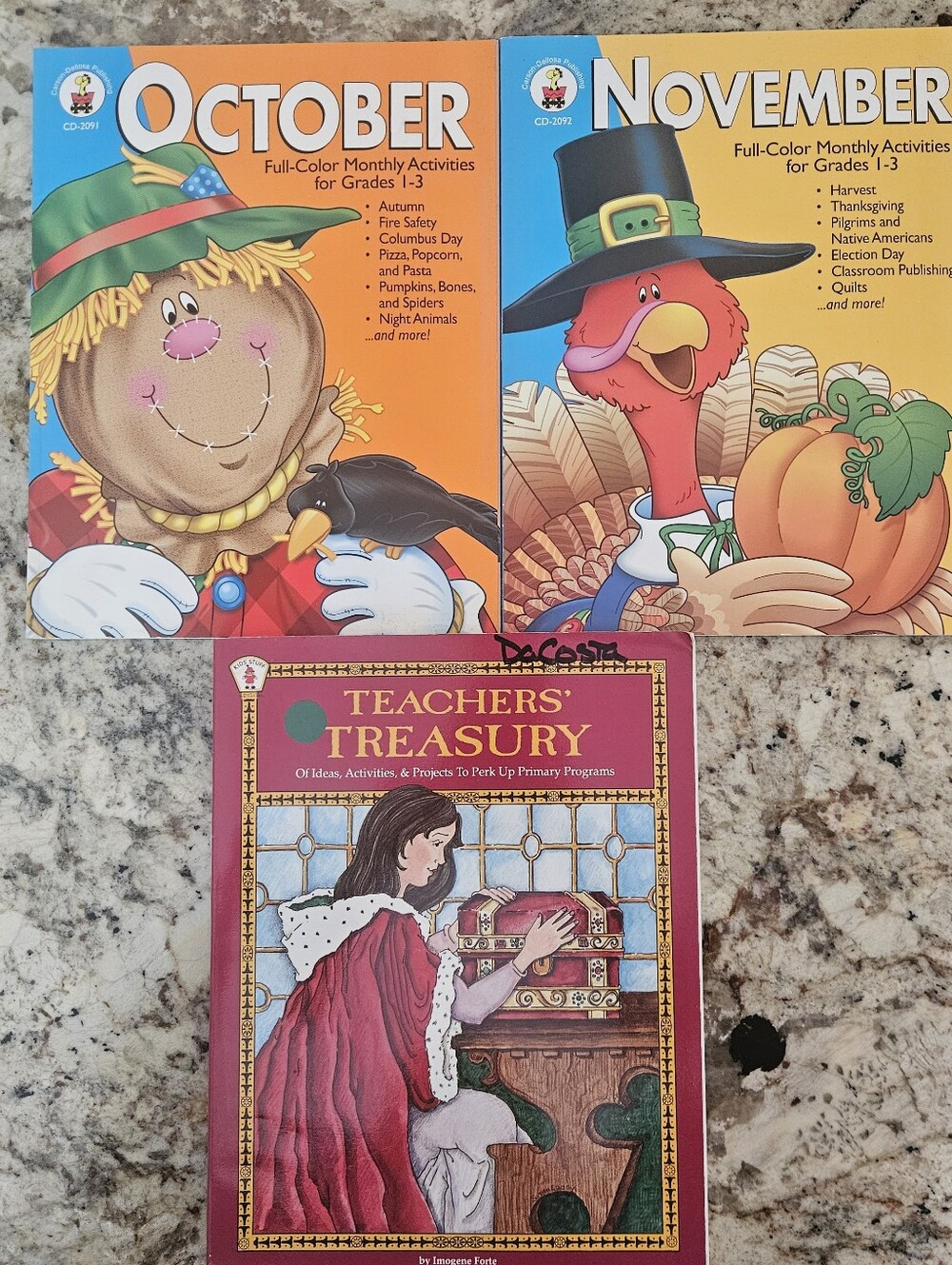 Teacher Activity Books Grades 1-3 Primary Lesson Plans Monthly